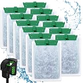 Cunina 12PCS Medium Filter Cartridges Compatible with Tetra Whisper Bio-Bag | Aquarium Filter Cartridges for 10i IQ10 PF10, Fish Tank Filter Replacement Compatible with Tetra Whisper Filters, Medium Size