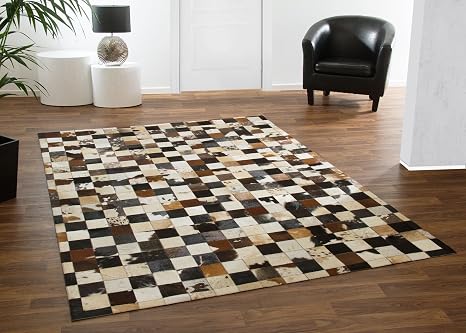 Moderno Tappeto Di Design Bufalo Pelle Di Mucca In Toppe