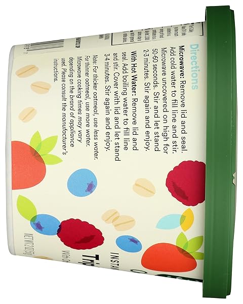 365 BY WHOLE FOODS MARKET, ORGANIC TRIPLE BERRY INSTANT OATMEAL, SINGLE SERVE, 2 OUNCE
