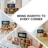 CO-Z Freestanding Electric Fireplace 85cm 900W 1800W with Remote Thermostat view 4