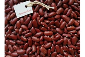 Hundredfold Organic Dried Organic Red Kidney Beans 2KG (4.4lbs) - Product of Ontario, Food Grade Great for Soups, Stews and S