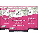Earth Mama Organic Red Raspberry Leaf Tea | Labor Prep & Menstrual Support Herbal Tea, Pregnancy & Postpartum Care Recovery | 48 Teabags | Caffeine Free & Non-GMO