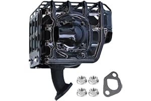 GX160 GX200 Muffler Exhaust Assembly 5.5hp 6.5hp Clone GX120 GX140 159cc 196cc 212cc Engine Motor Harbor Freight Predator wit