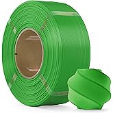 MarsWork PLA Filament 1.75mm PLA 3D Printer Filament(Refill),1kg Refill for Reusable Spools(2.2lbs),Premium Quality 3D Printing Filament for Bambu lab 3D Printers, Green