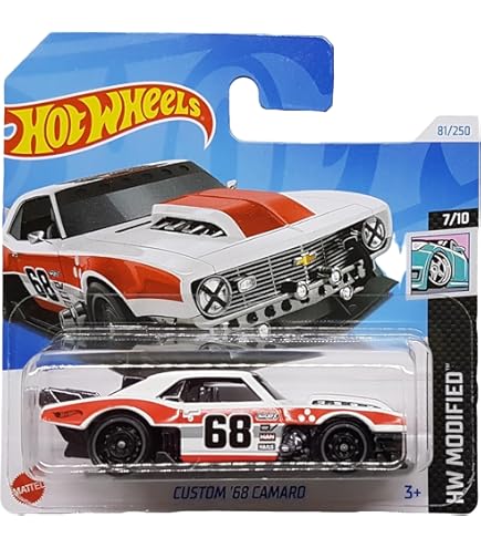Amazon.com: Hot Wheels Custom '68 Camaro, HW Slammed 2/5 [blue