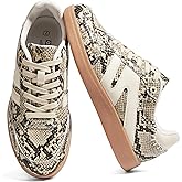 LUCKY STEP Women Classic Retro Gum Sole Fashion Sneakers Casual Tennis Skate Shoe Genuine Leather Walking Footwear Anti Slip Trainers