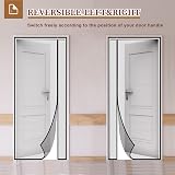 Yotache Side Opening Fly Screen 90x200 cm Magnetic Door Screen Black view 4
