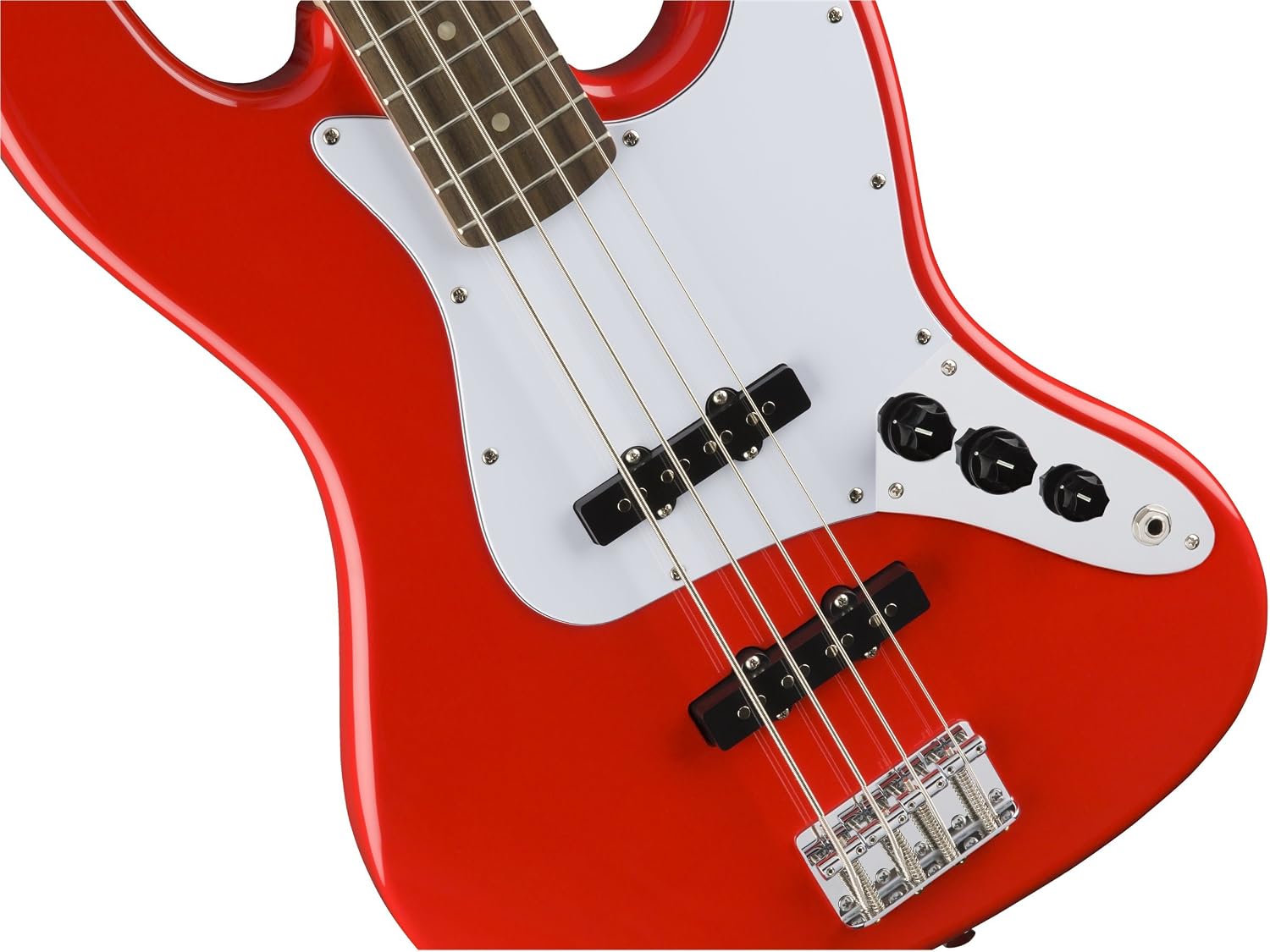 Squier Affinity J Bass Guitar Racing Red Bassi, chitarre ed equipaggiamento  urban-earth.co.uk