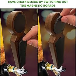Beer Tap Handle Set of 2 - Magnetic Chalkboard Beer