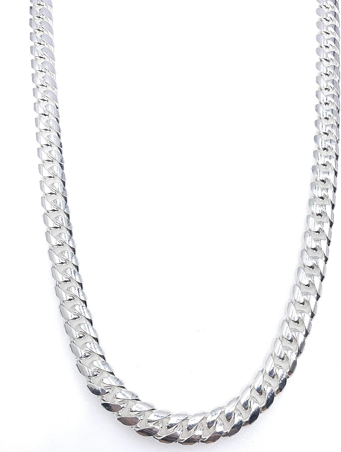 Authentic Y'ALL Sterling Silver 24" Cuban Chain 12mm Links