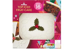Morrisons Christmas Top Iced Fruit Cake (Forced)