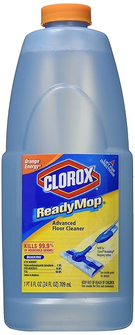 mop floor with clorox