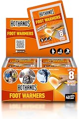 HotHands Foot Warmers 8 Hours Air Activated Pack of 40 Grey