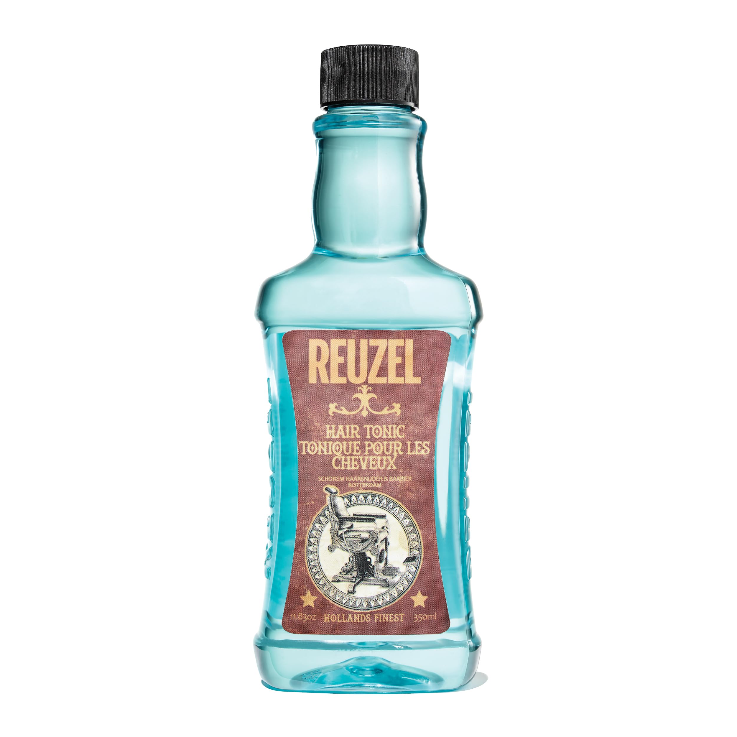 Reuzel Hair Tonic - Oil Free Formula - Won't Weigh Hair Down - Nostalgic Barbershop Fragrance - Restores Healthy, Natural Looking Shine - Can Be Used as a Cutting Lotion on Wet Hair - 350 ml