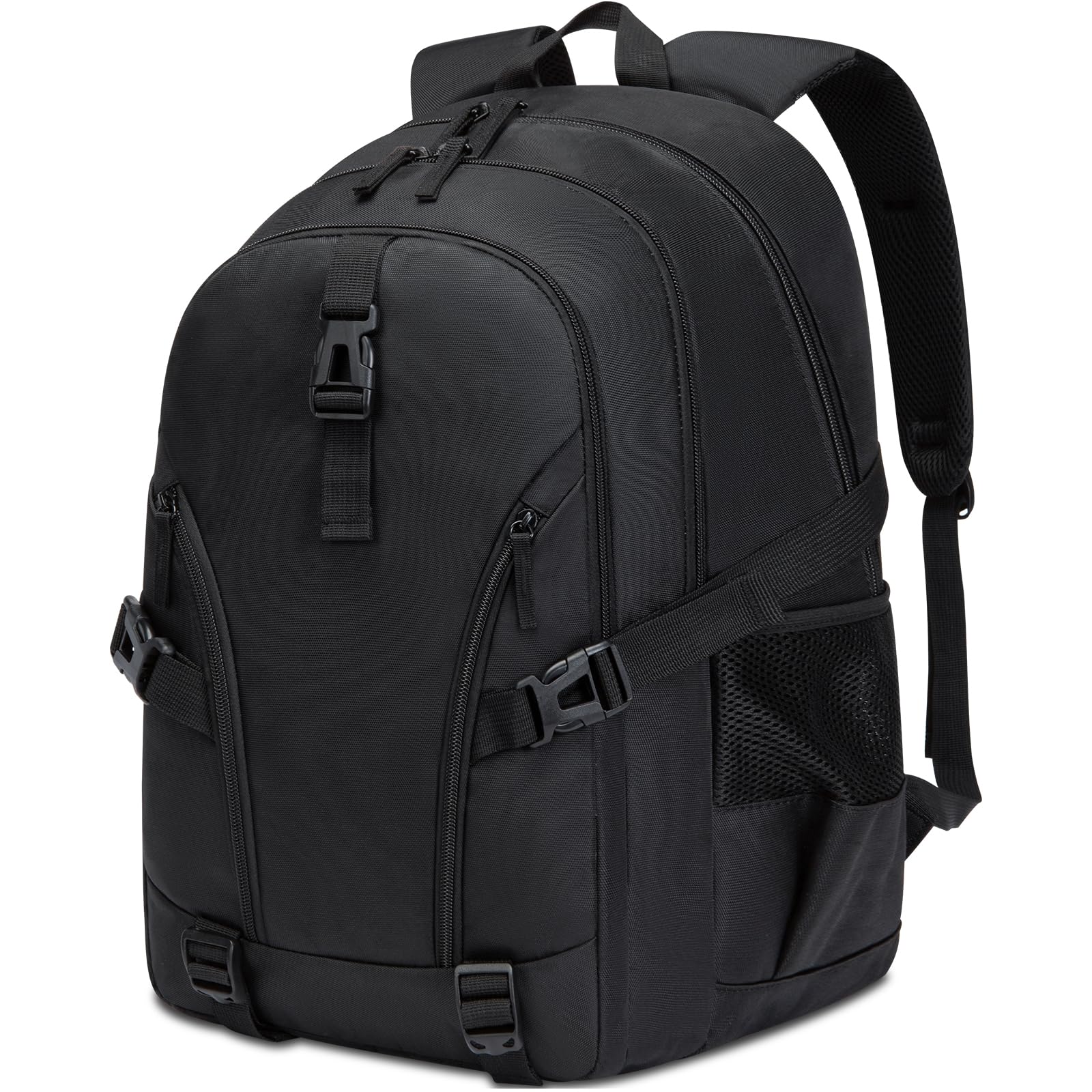 Photo 1 of BLUEFAIRY High School Backpack for Girls Boys Middle School Bookbag for Kids Back to School Bag for College with Large Compartment Casual Daypack Mochilas para Niñas Adolescentes 18" Coal Black