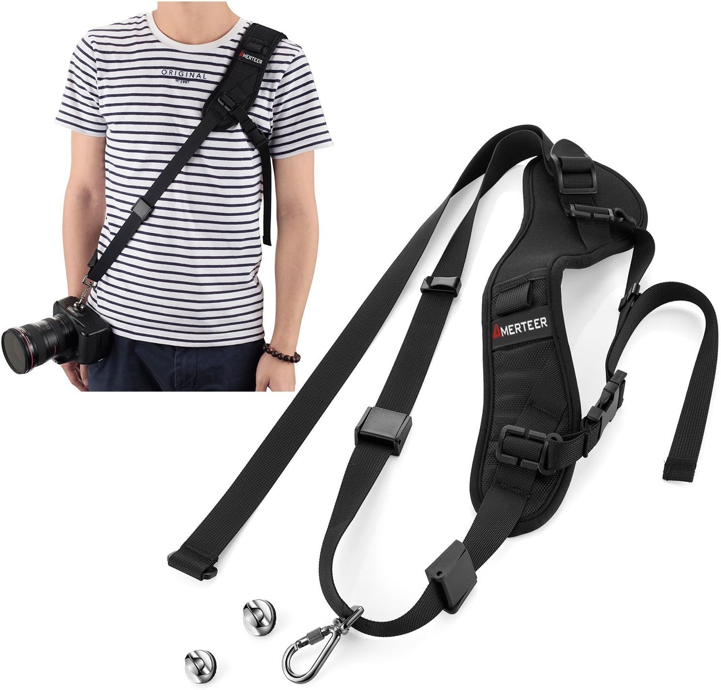 LNKOO Sangle pour appareil photo, sangle d