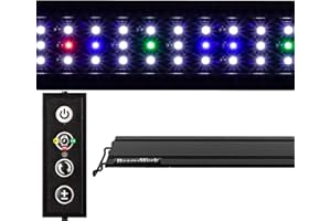 Beamswork Vivio Full Spectrum LED Timer Adjustable Dimmer Aquarium Fish Tank Light Freshwater 12 20 24 30 36 48 (24" - 30")