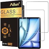 Ailun Screen Protector for iPad Pro 11 Inch/iPad Air 11 Inch, 2024-2026 | iPad Air 11 Inch 2026/2025/2024 (8/7/6th Gen M4/M3/M2), iPad Pro 11 Inch 2025/2024 (6/5th Gen M5/M4), Tempered Glass
