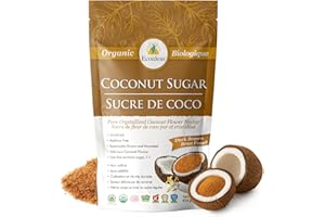Ecoideas Coconut Sugar, Dark Brown, 454g