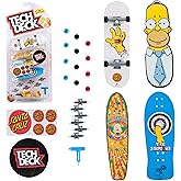 Tech Deck, Ultra DLX Fingerboard 4-Pack, Simpsons Skateboards, Collectible and Customizable Mini Skateboards, Kids Toys for A