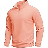 MAGCOMSEN Men's Quarter Zip Pullover Polar Fleece Sweatshirt Casual Long Sleeve Shirts for Men Winter Fall Thermal