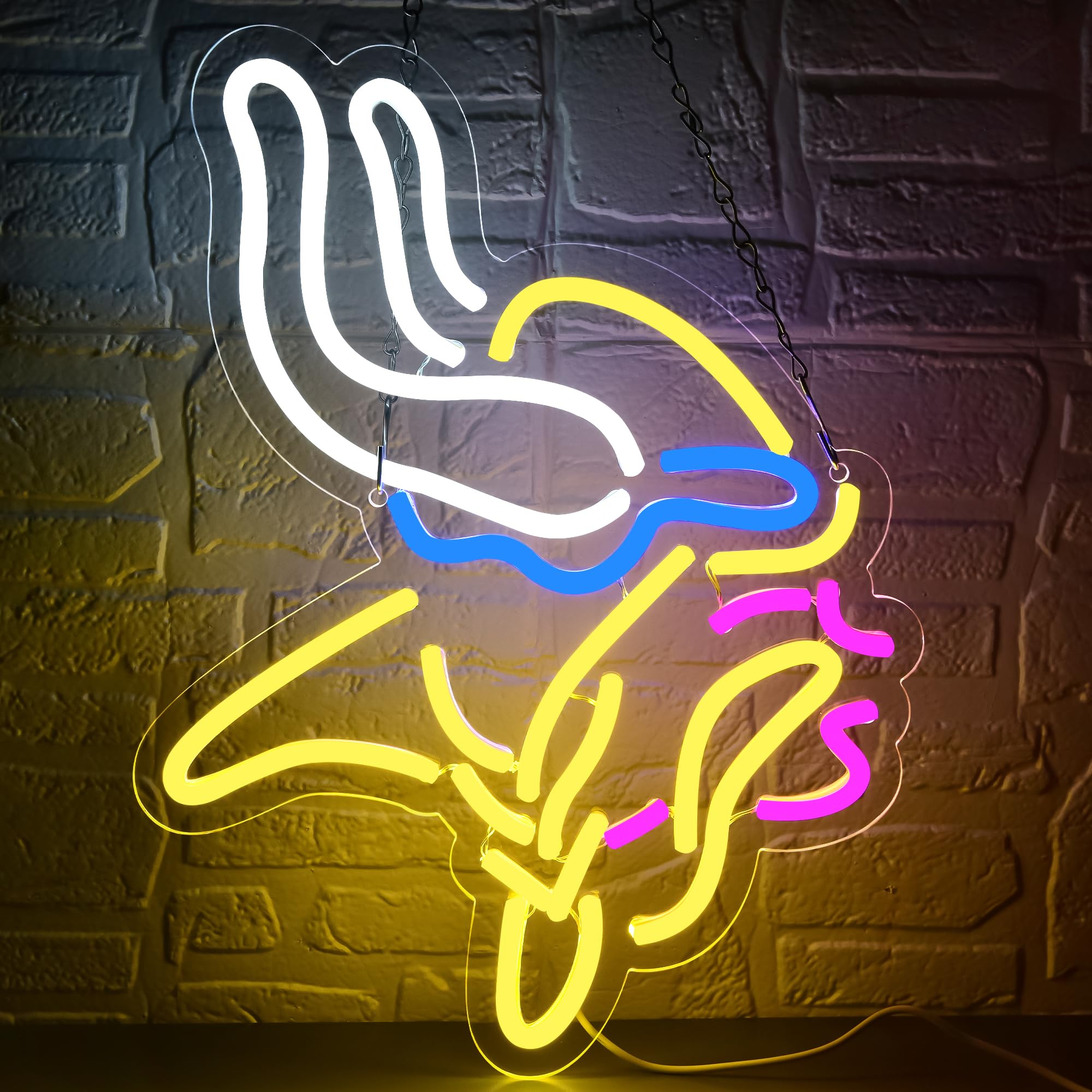 Photo 1 of Football Neon Sign for Wall Decor Football Team Led Neon Light for Man Cave Birthday Gifts for Rugby Fans with Rugby Light Up Sign for Bedroom Party Club Bar Dorm Size 15.7 * 11.8In(ZYLD179)