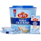 La Fe Premium Crackers in a 23-count resealable Tub (24.3 Ounce (Pack of 1), Soda Crackers)