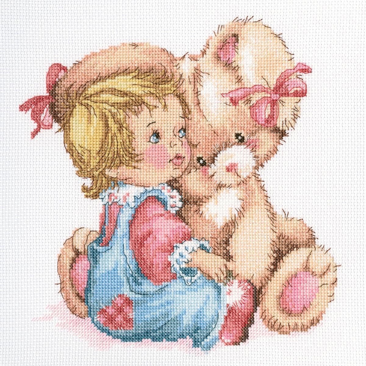 Cross Stitch KIT Baby/Bunny