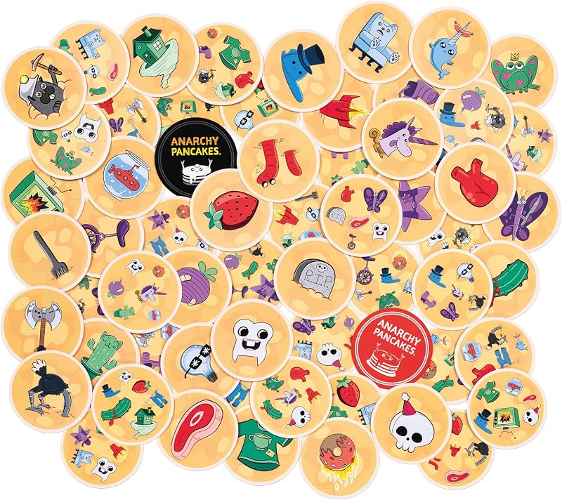| Dobble Anarchy Pancake | Gioco di Carte | Da 7 anni | Da 2 a 8 Giocatori | 15 Minuti per partita | Multilingua (include spagnolo) — foto 4 di 7