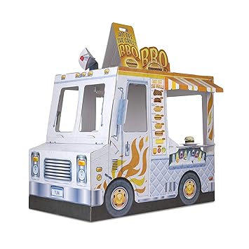 Buy Melissa Doug Food Truck Indoor Playhouse Cardboard