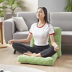 Meditation Floor Pillow Set of 2, Square Large