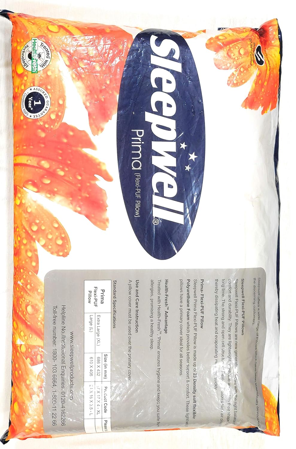 blue rectangle cushion