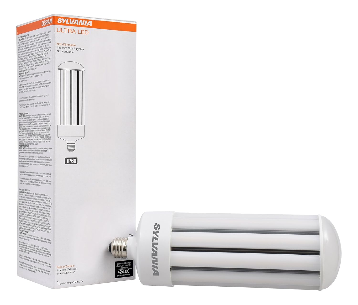 Amazon.com: Sylvania 75157 5000 K, 5000 lm, Medium, base ...