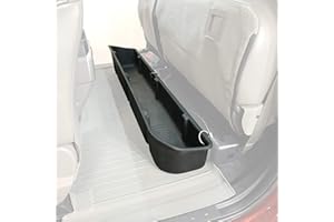 RED HOUND AUTO RHA Under Seat Storage 2015-2024 SuperCab Fits Ford F-150 F150 Super Cab, 2017-2024 F-250/F-350/F-450/F-550 Super Duty SuperDuty Upgraded Rear Underseat Box Black Organizer System SuperCab Only