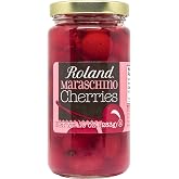Roland Foods Premium Maraschino Cherries with Stems, 10 Ounce, Pack of 1