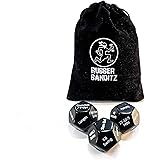 Rubberbanditz Exercise Dice for Workouts - Full Body Fitness & Crossfit Game for Adults and Kids (Set of 3 12-Sided dice)