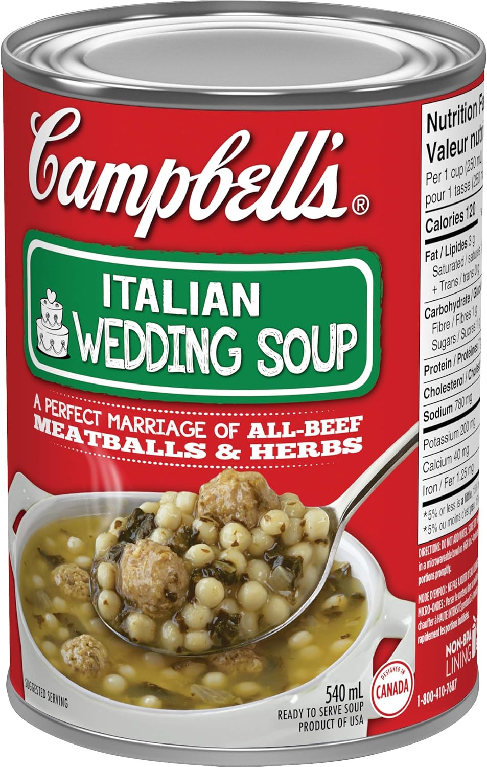 Campbell S Italian Wedding Soup 540 Ml Amazon Ca Grocery