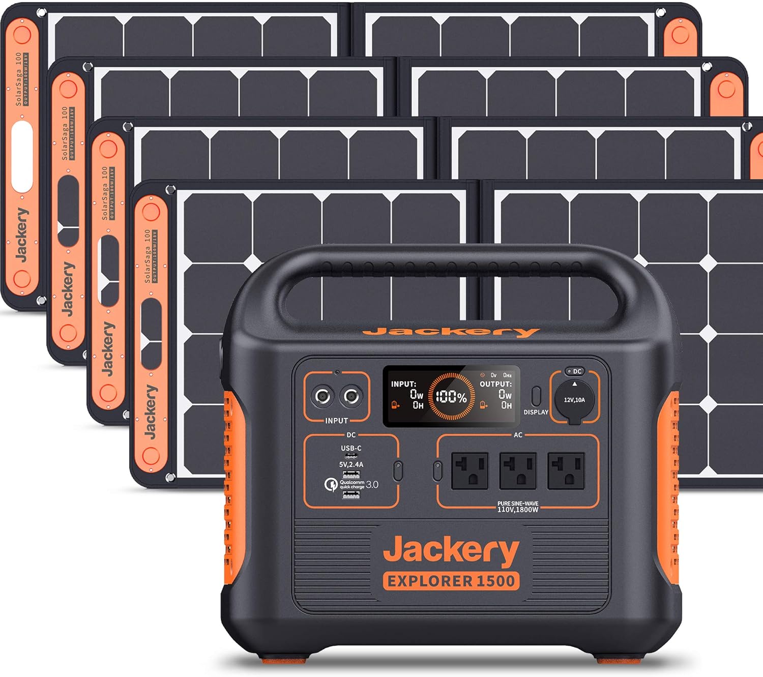 Jackery Solar Generator 1500, 1800W Generator Explorer 1500 and
