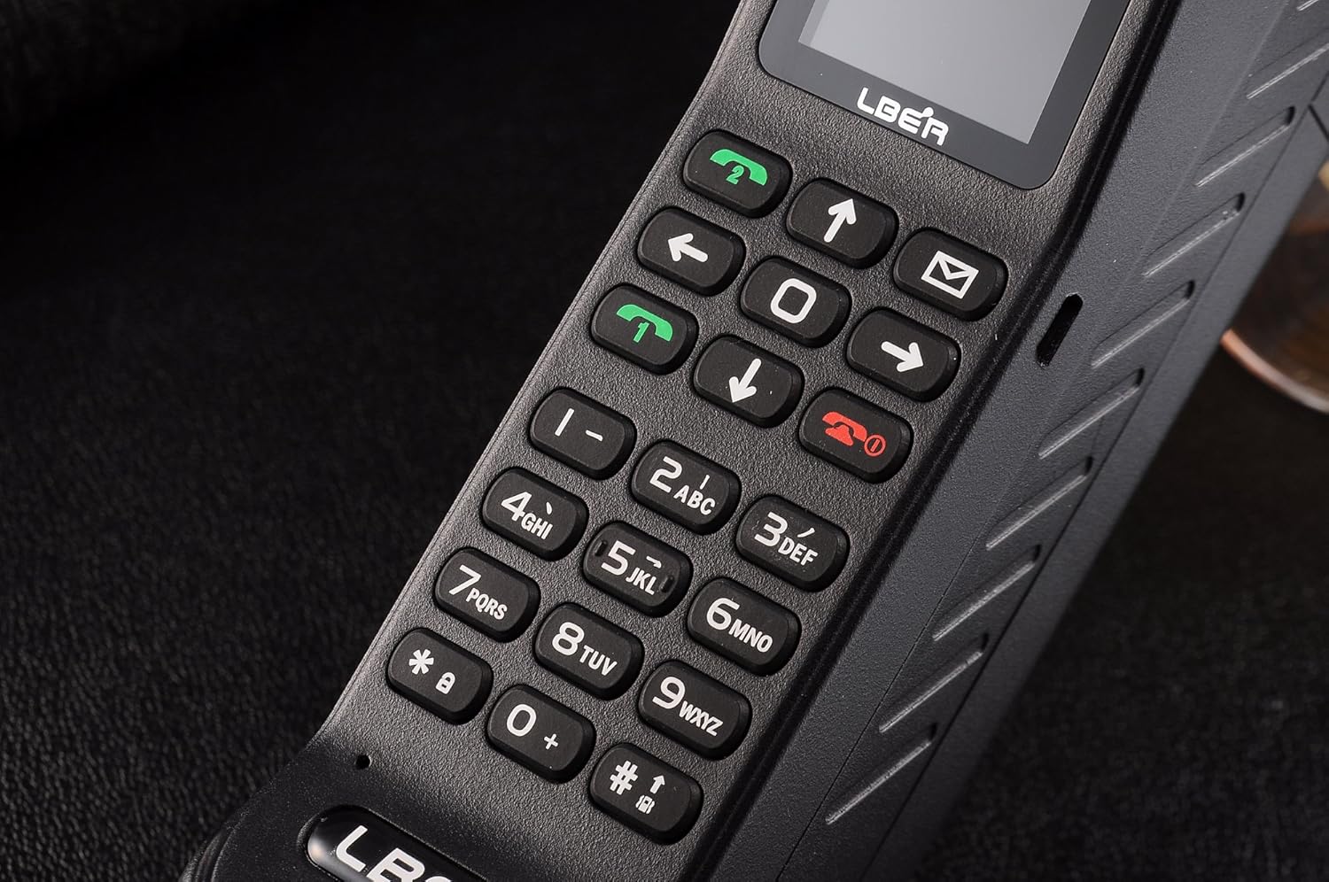 Classic Retro Thick Brick Unlocked Cell Phone Black/White ( Black