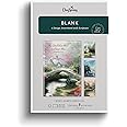 DaySpring - Blank Thomas Kinkade Greeting Cards - 4 Design Assortment with Scripture - King James Version - 12 Boxed Cards & Envelopes (U1205)