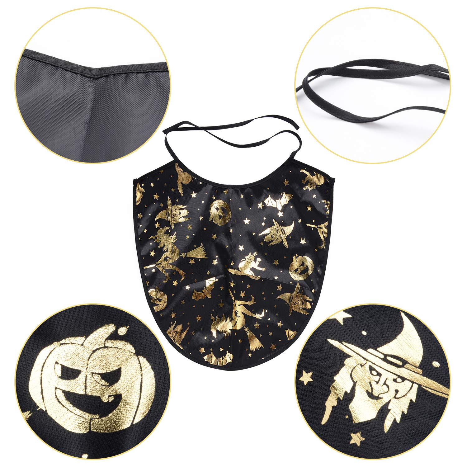 Legendog Dog Costume, Halloween Costumes for Small Dogs, Creative Dog Cape with Witch Hat, Halloween Pet Costume