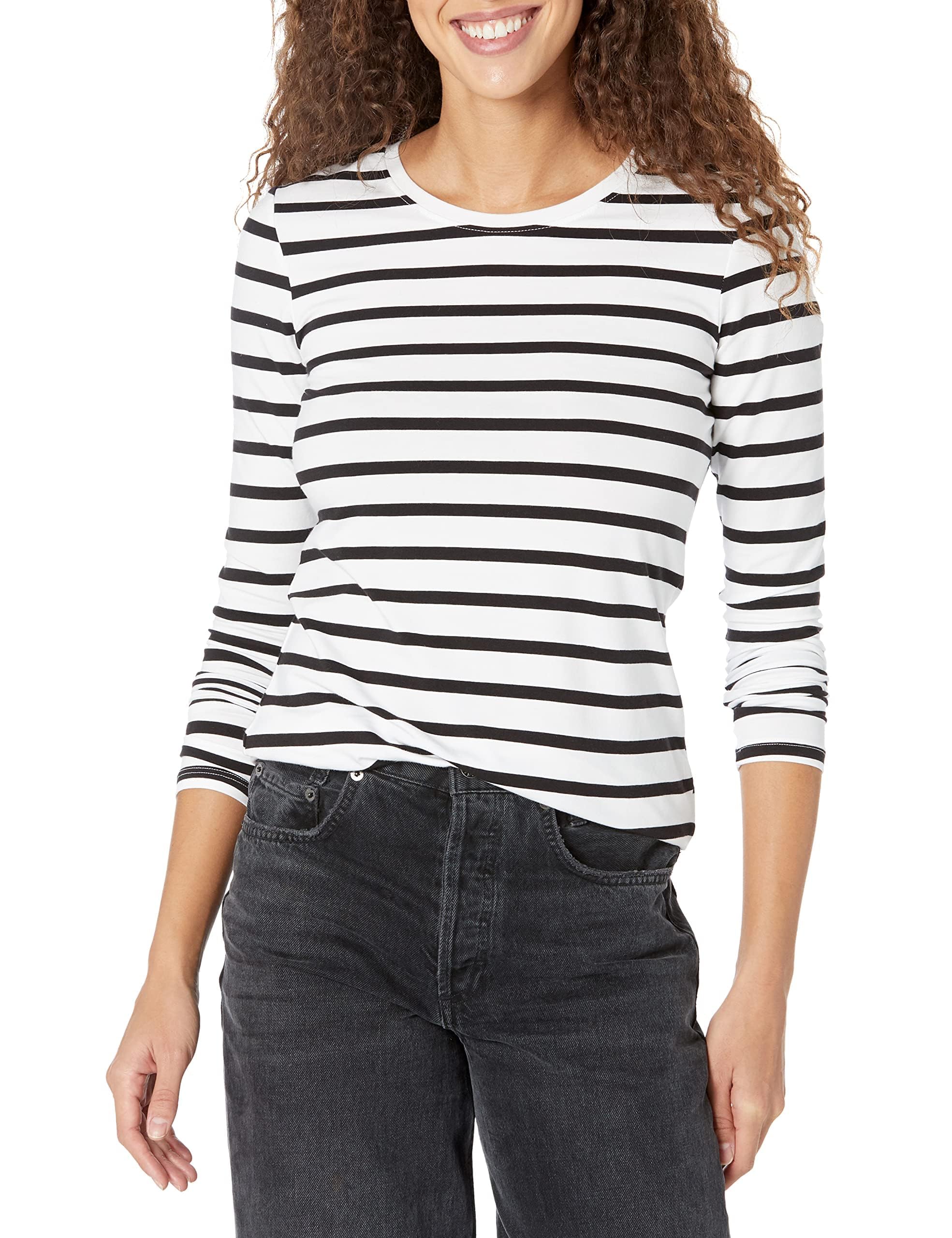 Amazon Essentials Women's Regular-Fit Long-Sleeve