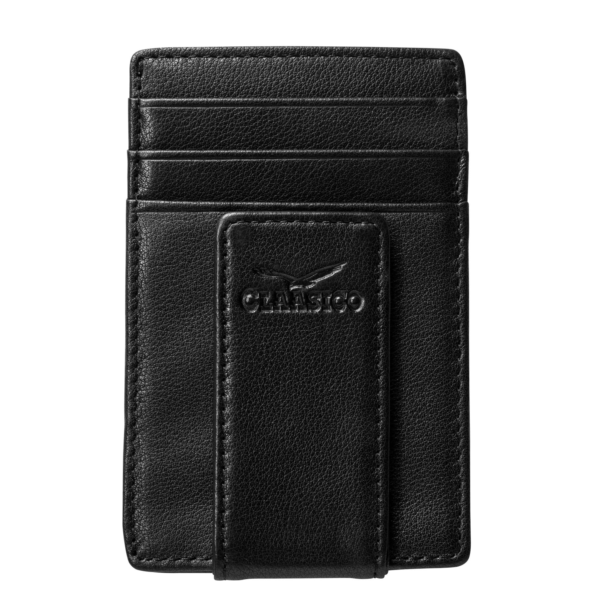 Money Clip Leather Wallet For Men Slim Front Pocket