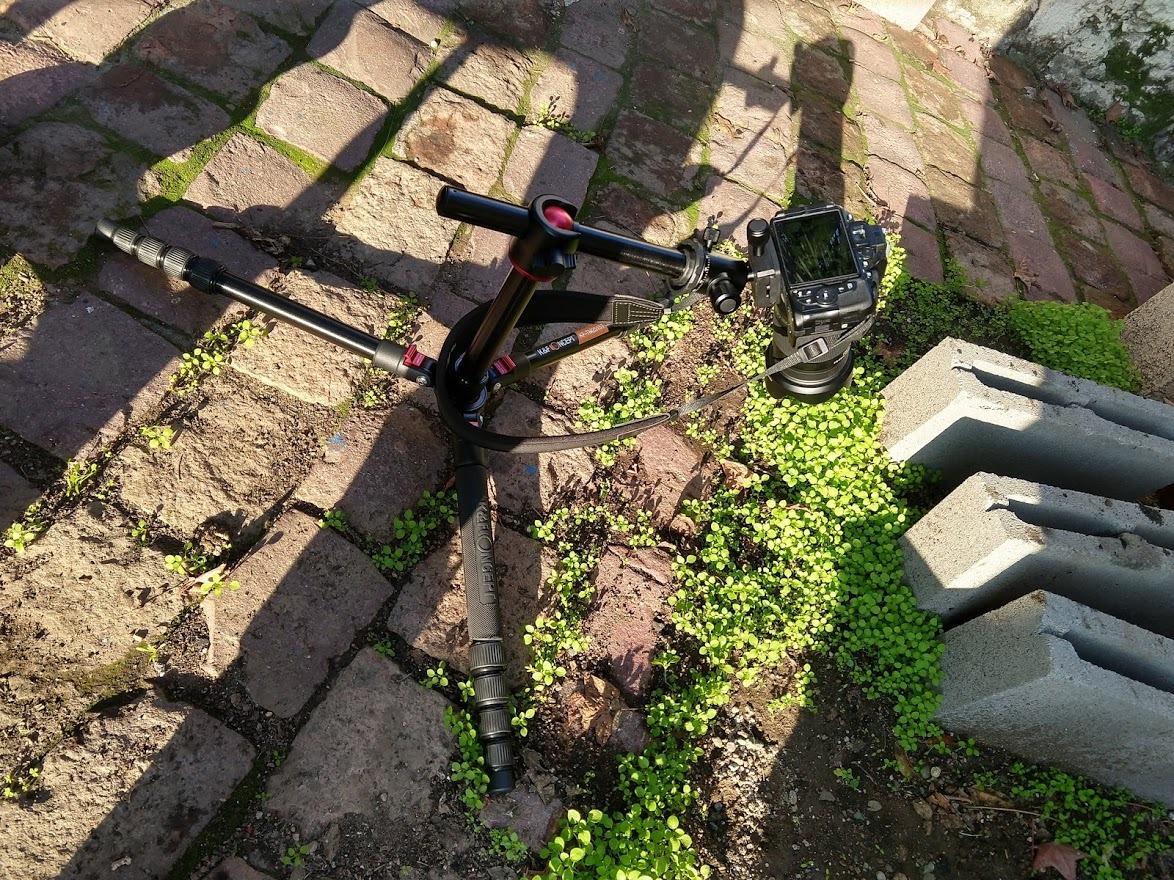 Aluminum Overhead Camera Video Tripod With Monopod & 28mm