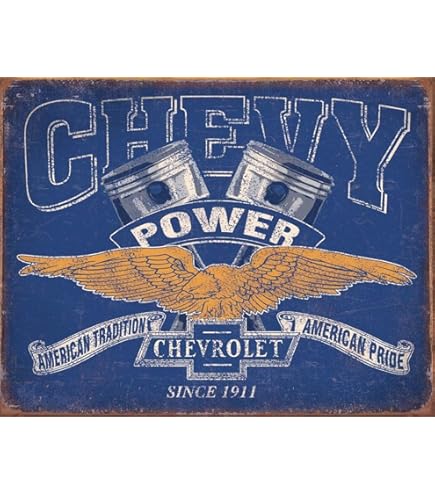Letrero De Metal Con Flecha De Servicio Para Chevrolet