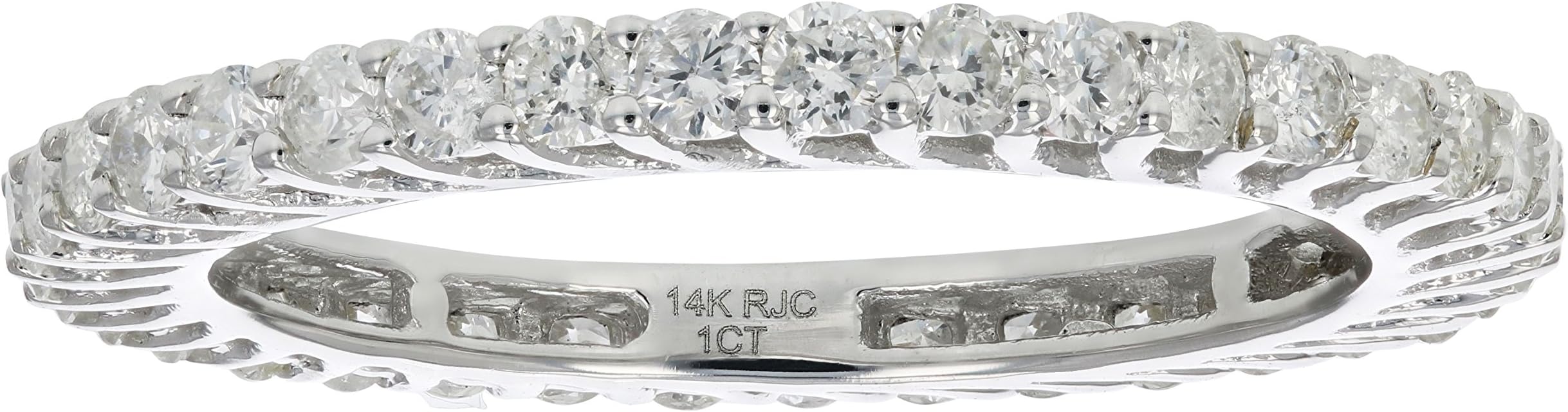 1 cttw Diamond Eternity Ring in 14K White Gold