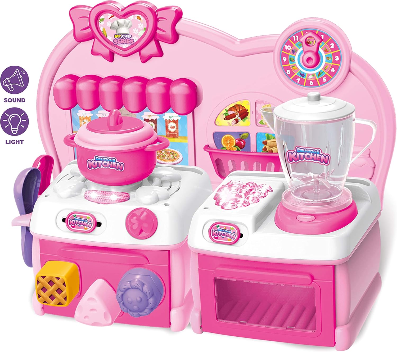 toy kitchen with lights and sound