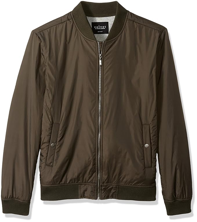 Velvet by Graham & Spencer Men's Dougal Bomber Jacket at Amazon Men’s