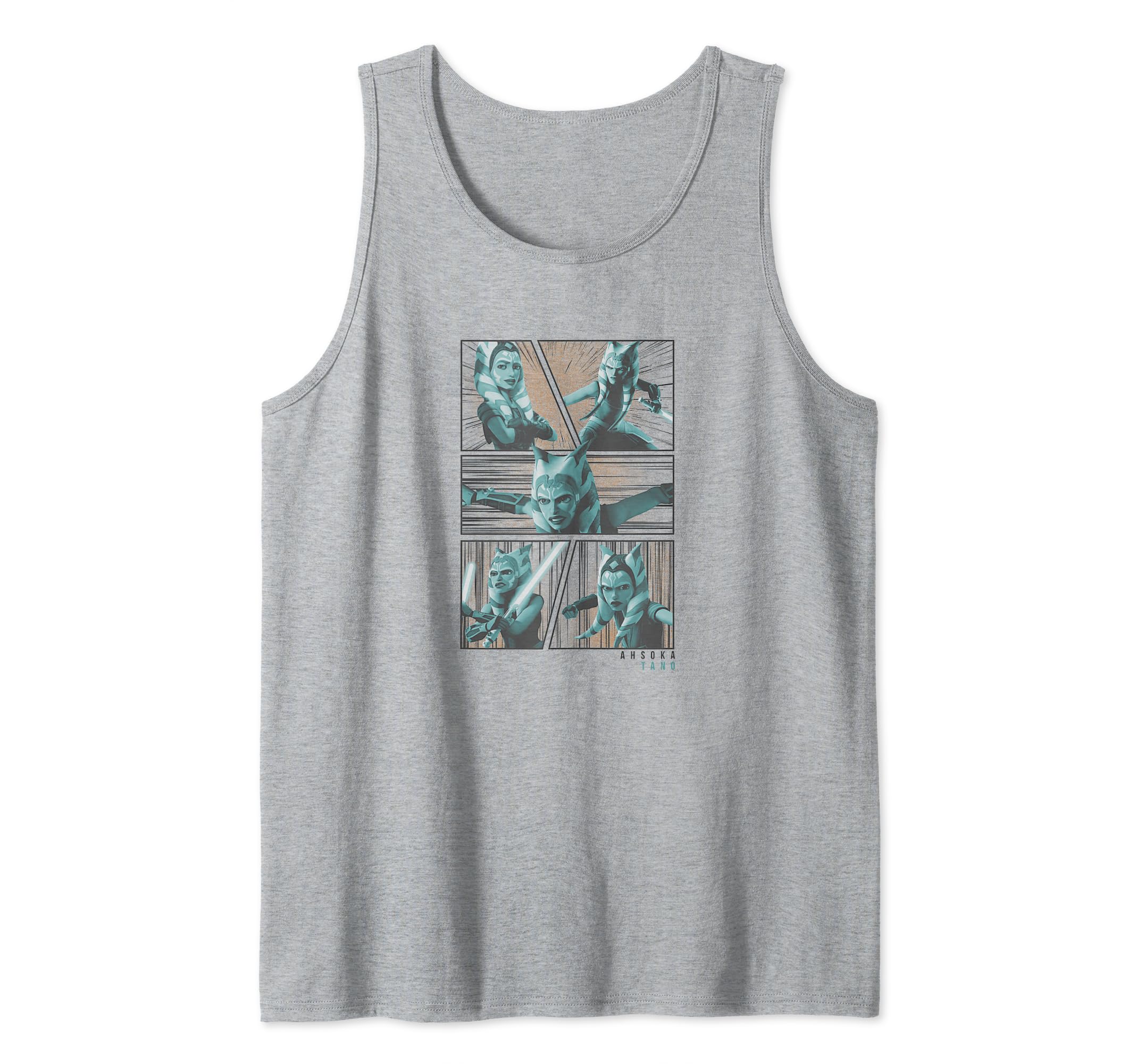 Star Wars Ahsoka Clone Wars Comic Panels C1 Tank Top