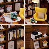 CUTEROOM DollHouse Kit Miniature with Furniture Dust Cover DIY Project view 3